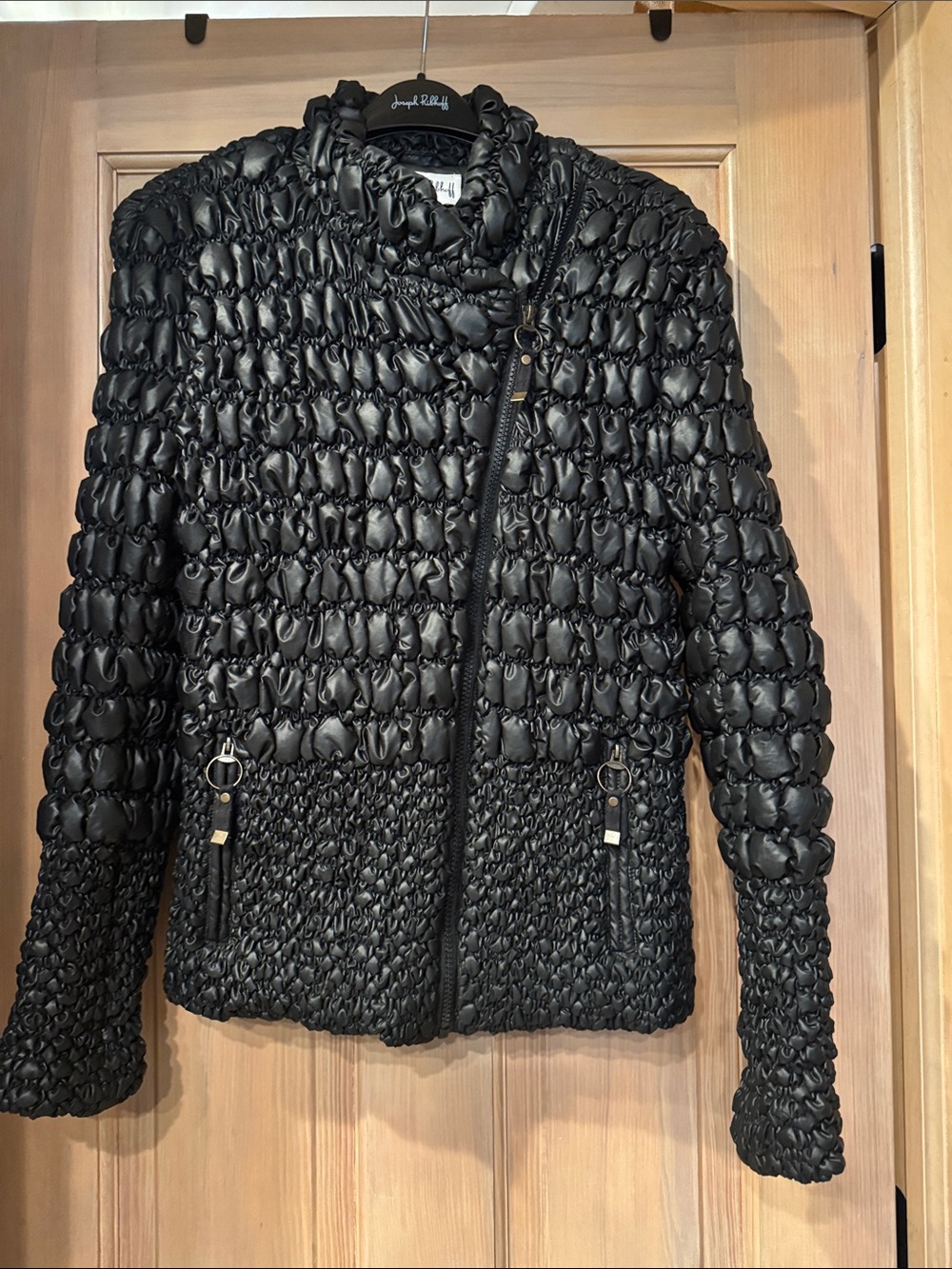Joseph Ribkoff Black Quilted Puffer Jacket